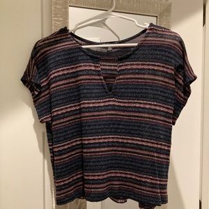 American Eagle Outfitters cropped keyhole sweater